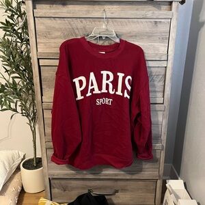 Universal Thread Burgundy Crewneck Sweater